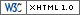 Valid XHTML 1.0 Transitional